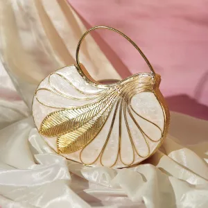 Saniya Embellished Mother of Pearl Clutch