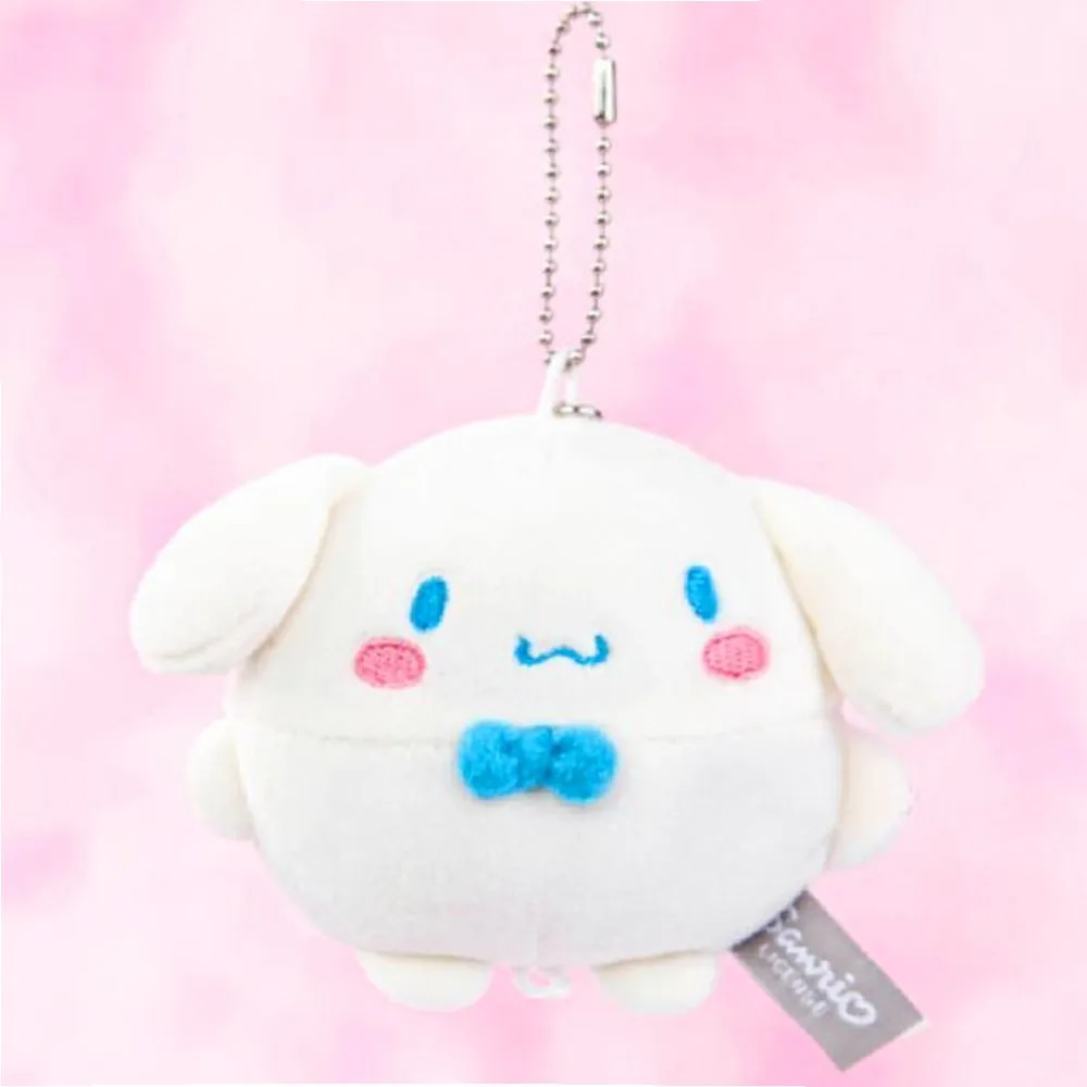 Sanrio Characters 4" Round Mochi Plush Keychain