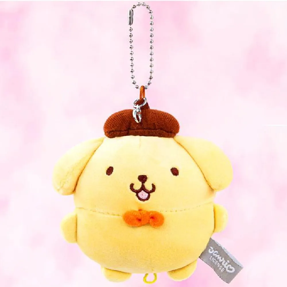 Sanrio Characters 4" Round Mochi Plush Keychain