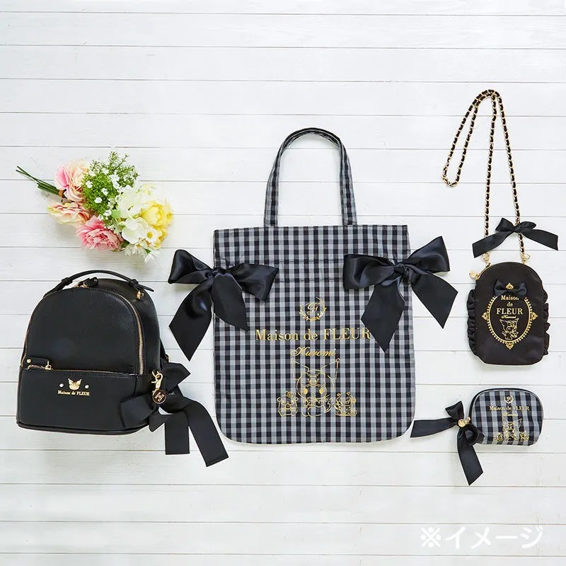 Sanrio x Maison De Fleur Kuromi Gingham Tote Bag