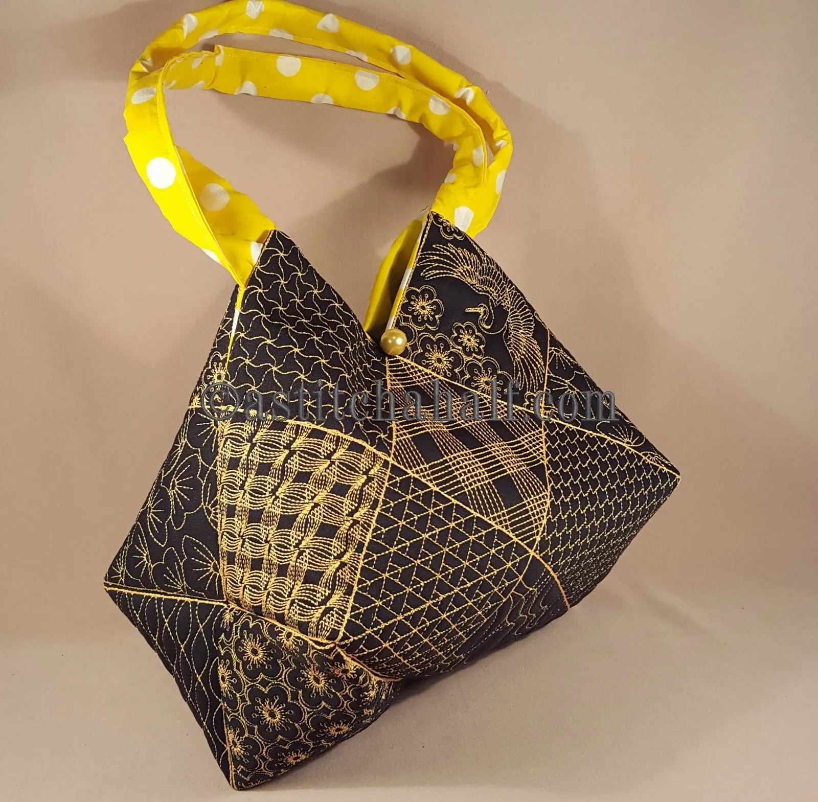 Sayonara Japanese Quilt Blocks and Tote Bag
