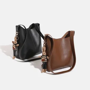 SEALBEER Hot trade New bag women's bucket bag Korean version shoulder bag soft leather fashion versatile underarm bag women's messenger bag