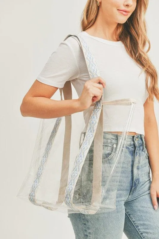 See Through Hat Holder Tote Bag