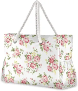 senya Beach Tote Bags for Women, Starfish Beach Large Beach Shoulder Bag Pool Bags Purse