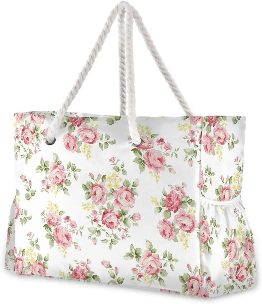 senya Beach Tote Bags for Women, Starfish Beach Large Beach Shoulder Bag Pool Bags Purse