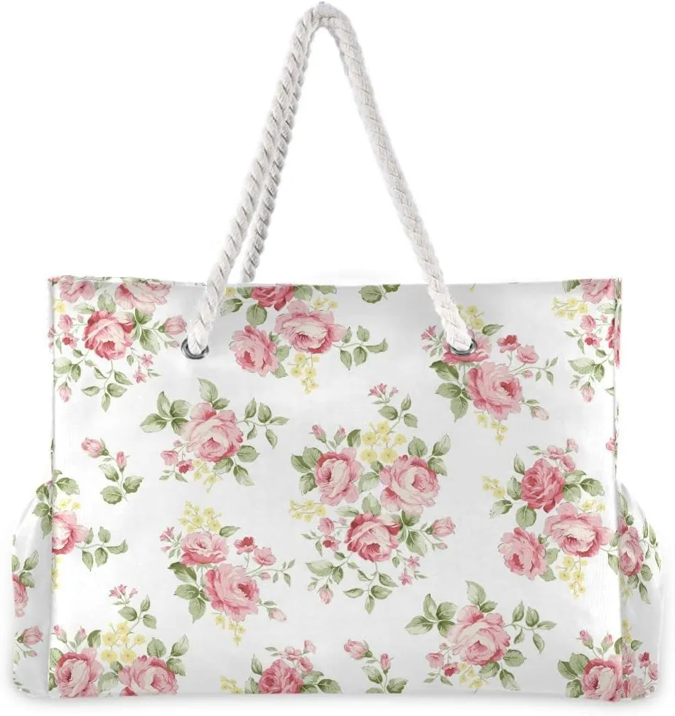 senya Beach Tote Bags for Women, Starfish Beach Large Beach Shoulder Bag Pool Bags Purse