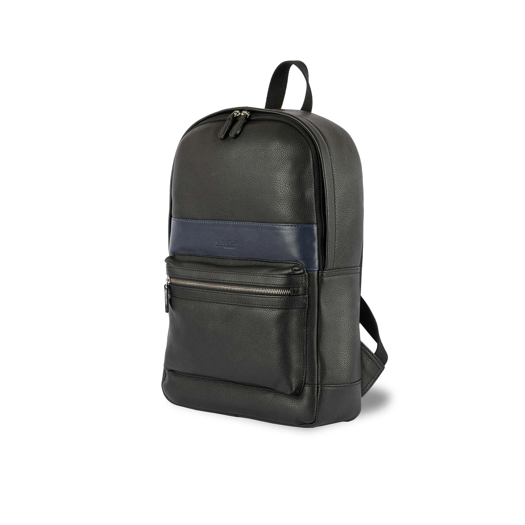Sergio Leather Backpack - Black