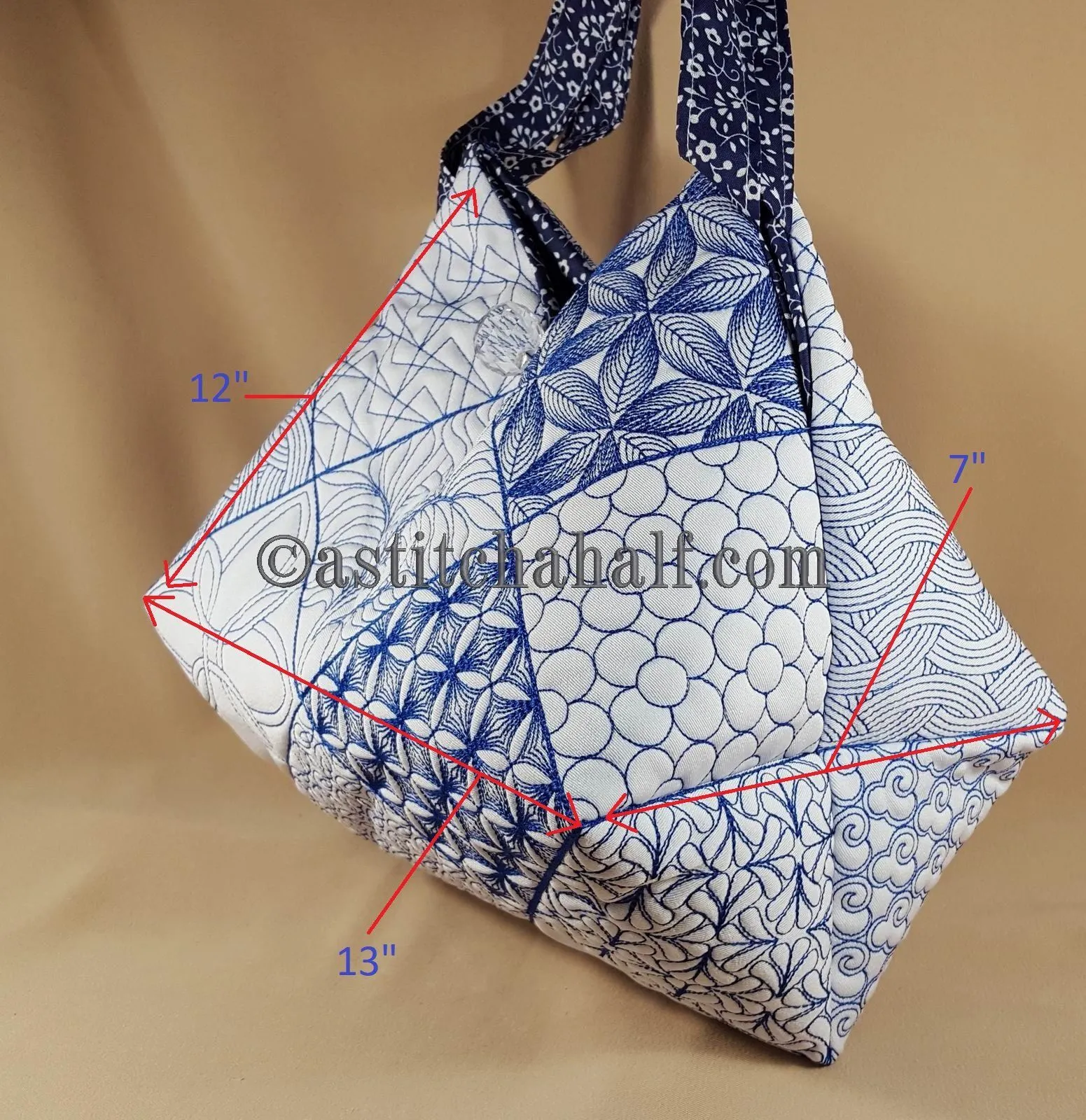 Shinon Japanese Quilt Blocks and Tote Bag