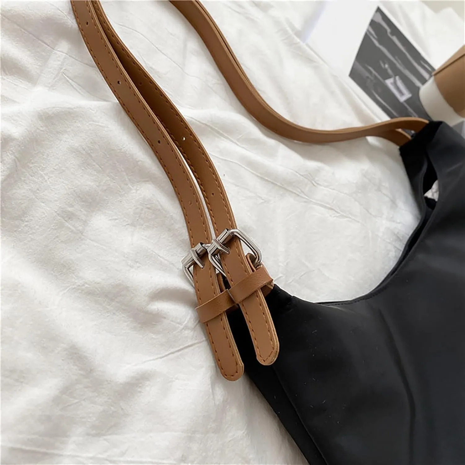 Shoulder Bag for Ladies Tote Bags For Women Work Bags Suede Slouchy Bag Handbag Tote Handbag