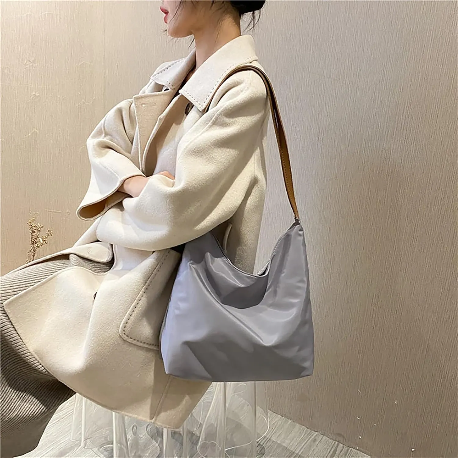 Shoulder Bag for Ladies Tote Bags For Women Work Bags Suede Slouchy Bag Handbag Tote Handbag