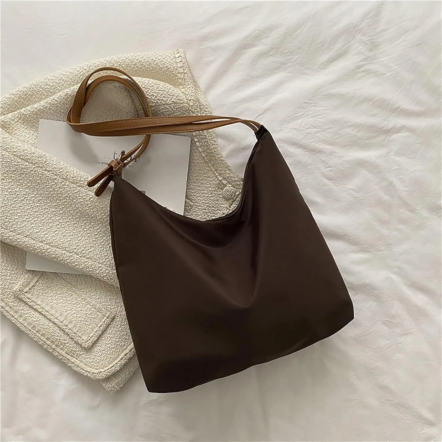 Shoulder Bag for Ladies Tote Bags For Women Work Bags Suede Slouchy Bag Handbag Tote Handbag