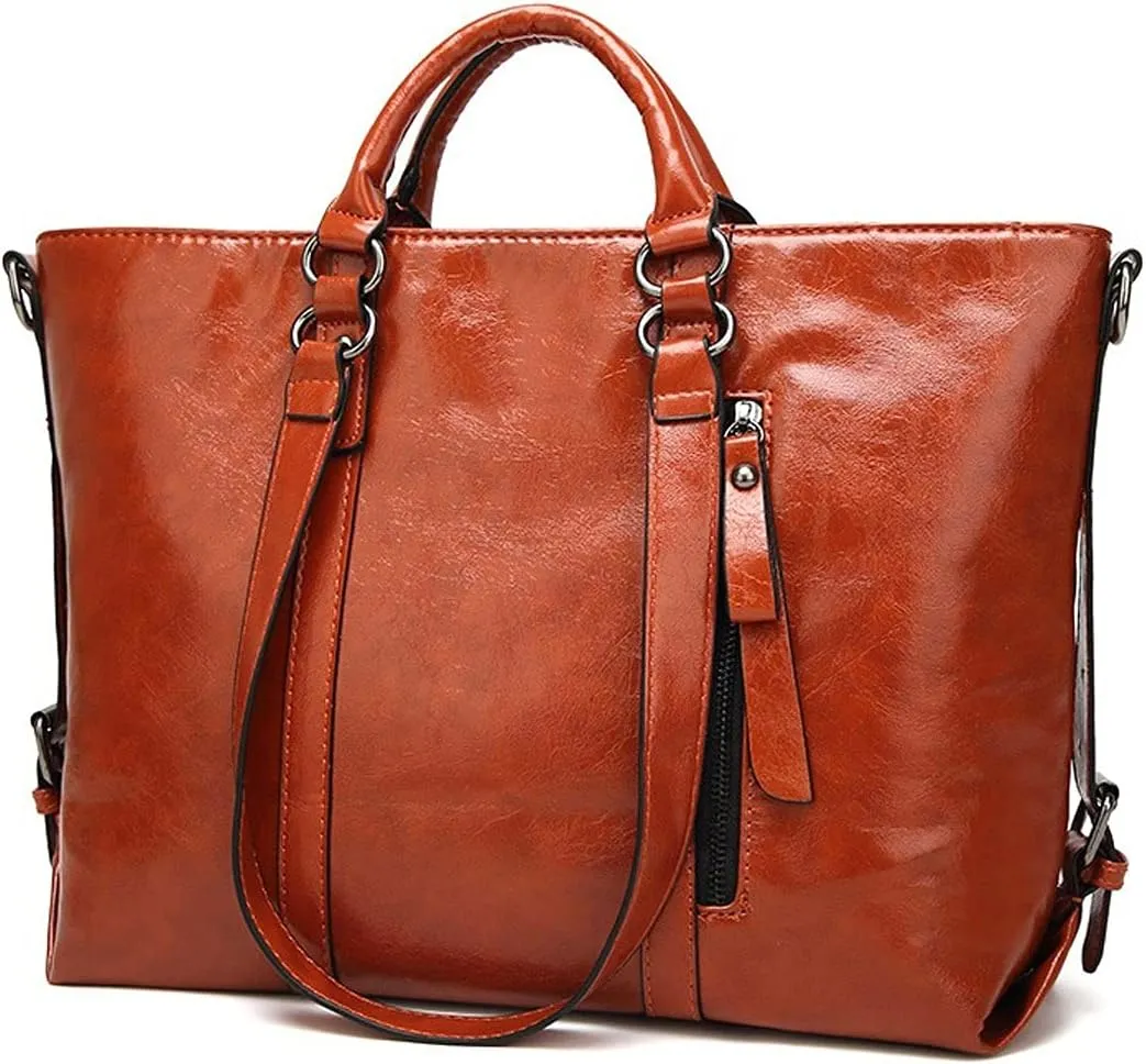 Shoulder Bags Handbags Women Bags Leather Shoulder Bags for Women Handbag Crossbody Bag(Brown)