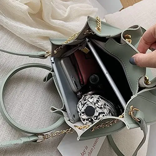 Shoulder Bags Ladies Handbags Leather Small Ladies Shoulder Bags Ladies Casual Main Black Bucket Style(2)