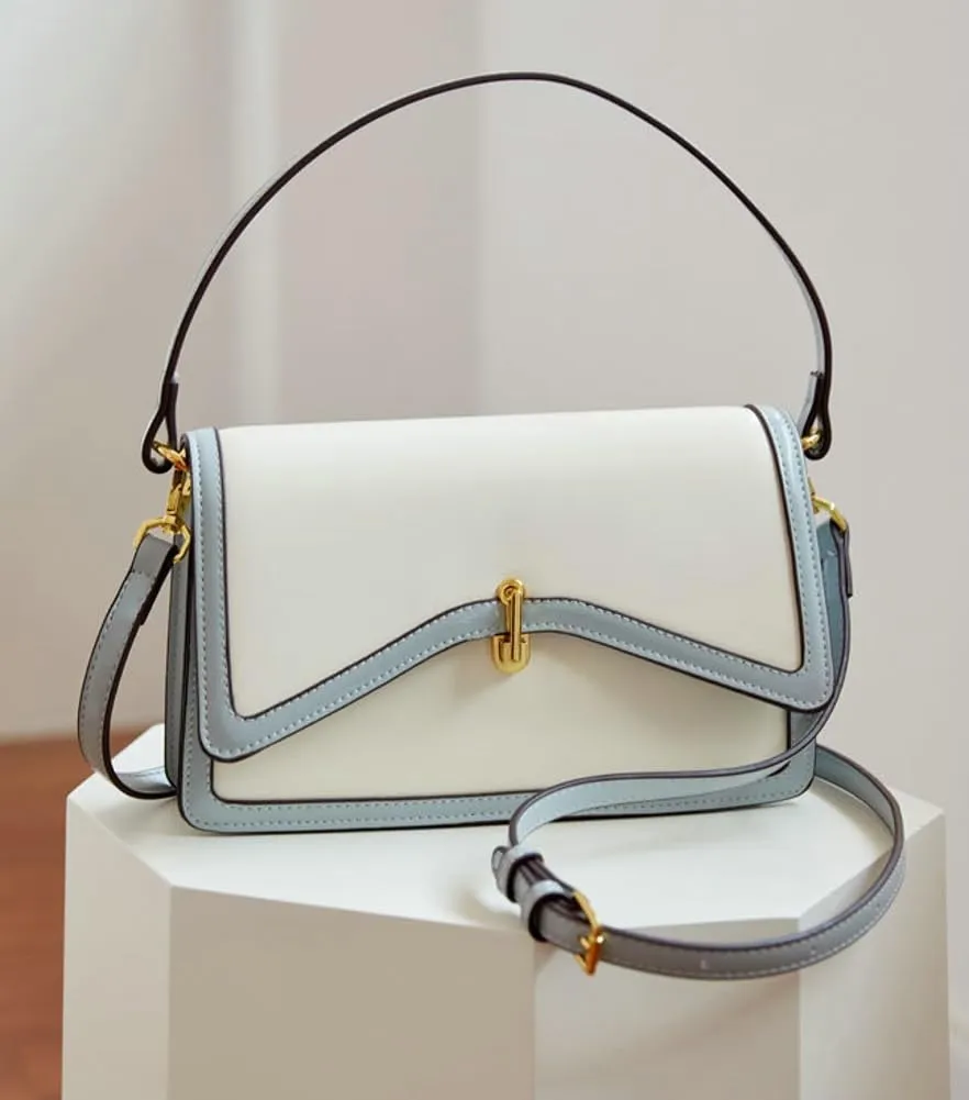 Shoulder Bags Women 2025 Spring Trendy Flap Square Purse Crossbody Bags Satchel Clutch Handbags Removable Strap