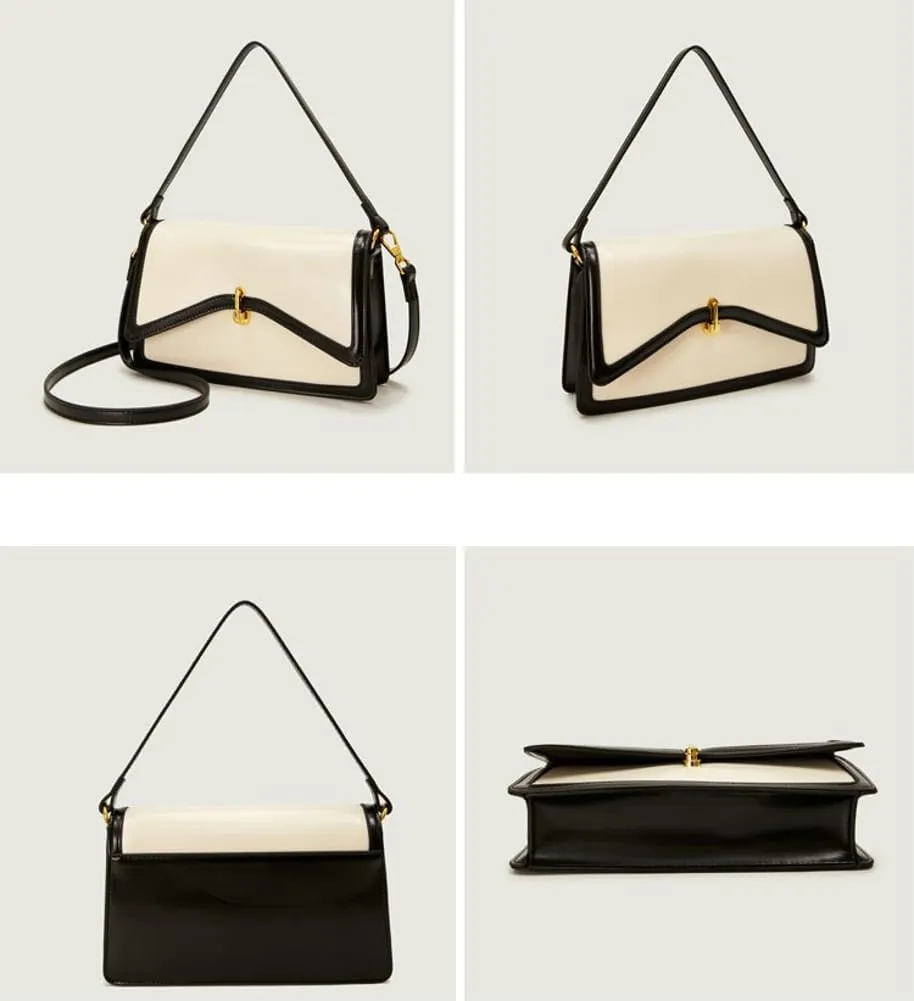 Shoulder Bags Women 2025 Spring Trendy Flap Square Purse Crossbody Bags Satchel Clutch Handbags Removable Strap