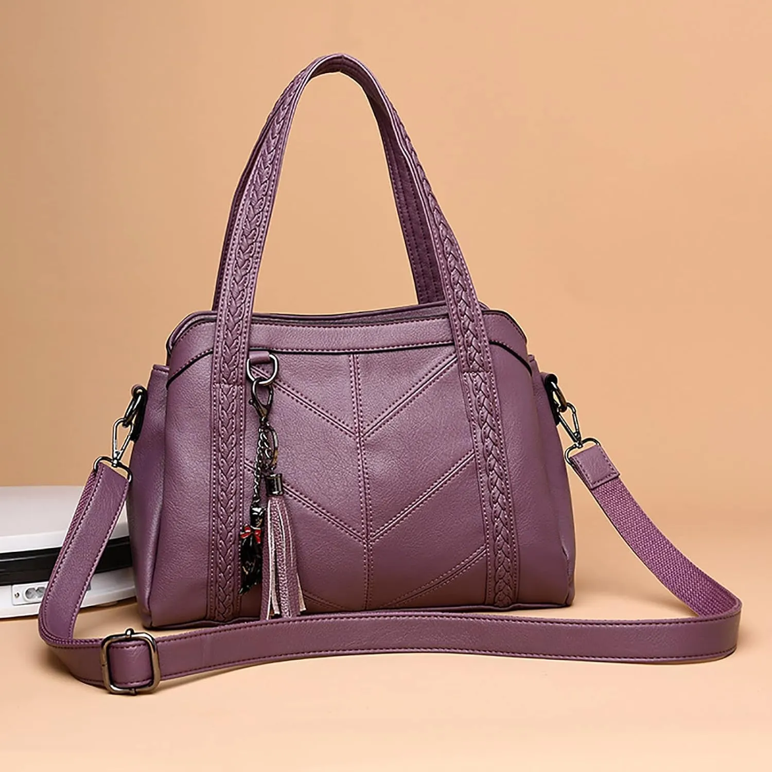 Shoulder Handbags Ladies Bag Handbag Soft Leather Large Capacity Messenger Bag Women Fashion Ladies Luxury Purses