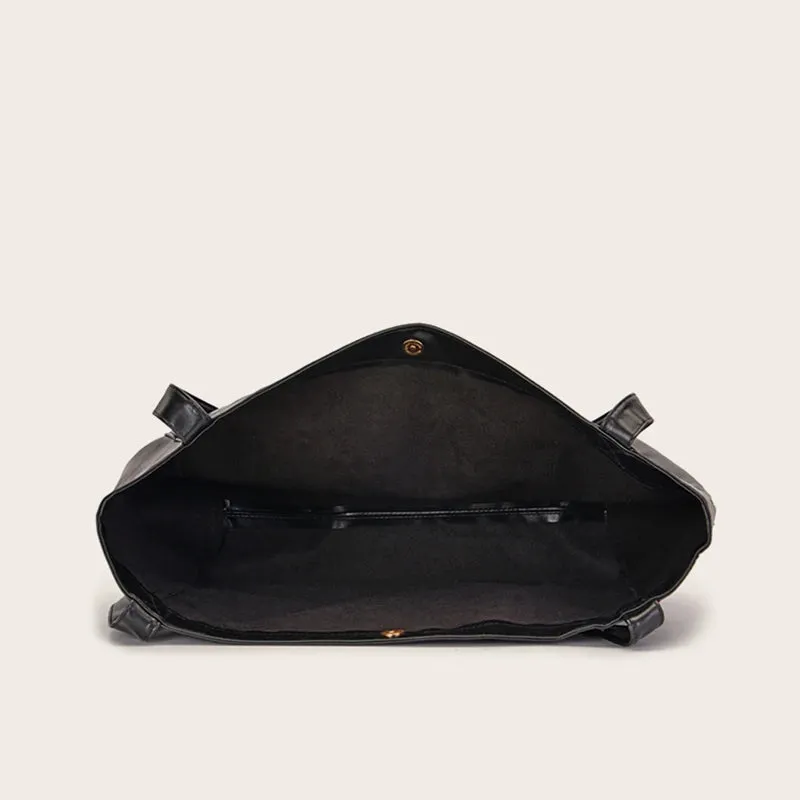 SIENNA | Vegan Leather Oversized Tote Bag