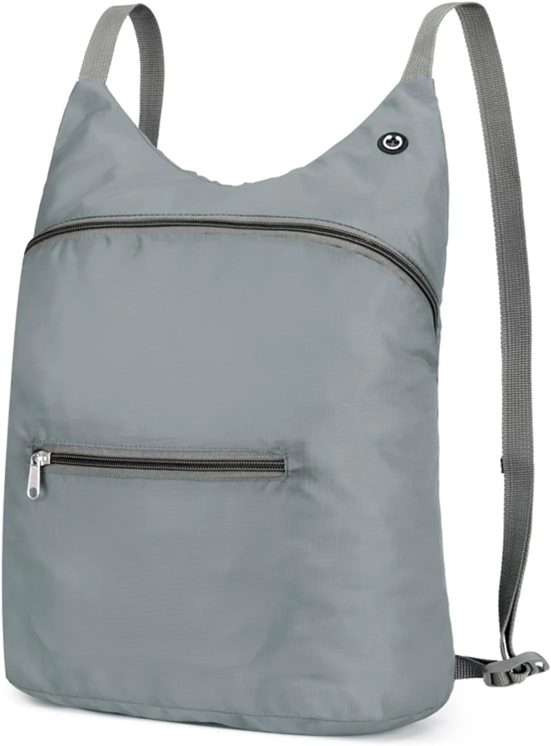 Skin Bag Large Capacity Ultra Lightweight Portable Foldable Bag Men's Sports Backpack Travel Backpack (Grey, One Size)