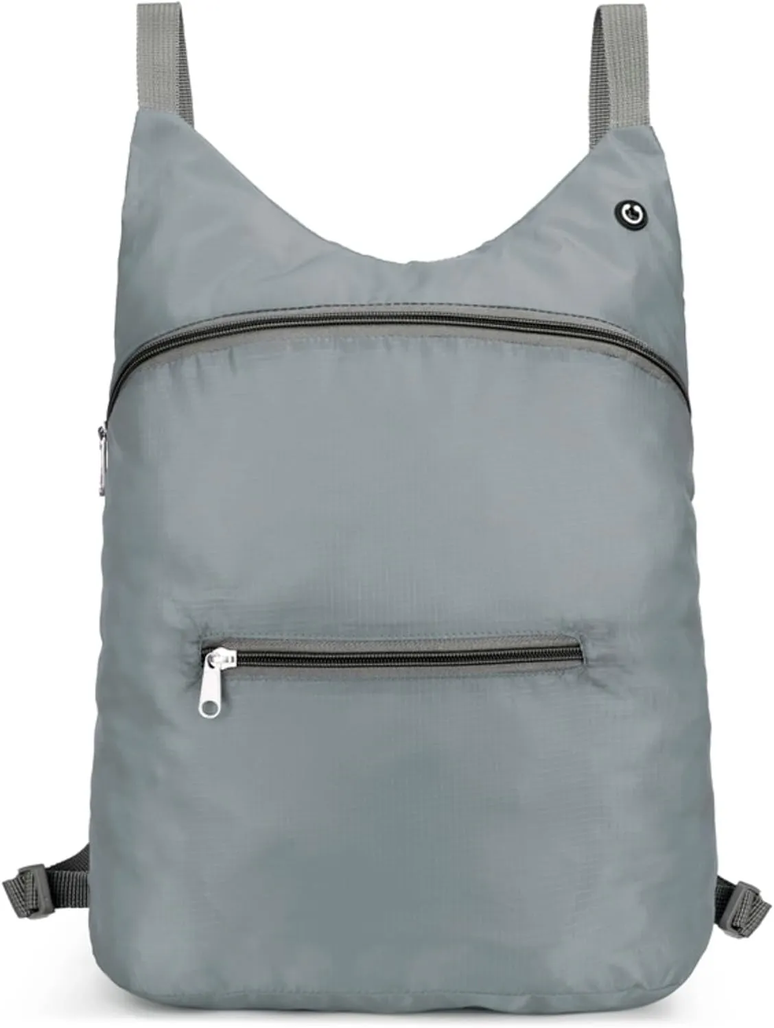 Skin Bag Large Capacity Ultra Lightweight Portable Foldable Bag Men's Sports Backpack Travel Backpack (Grey, One Size)