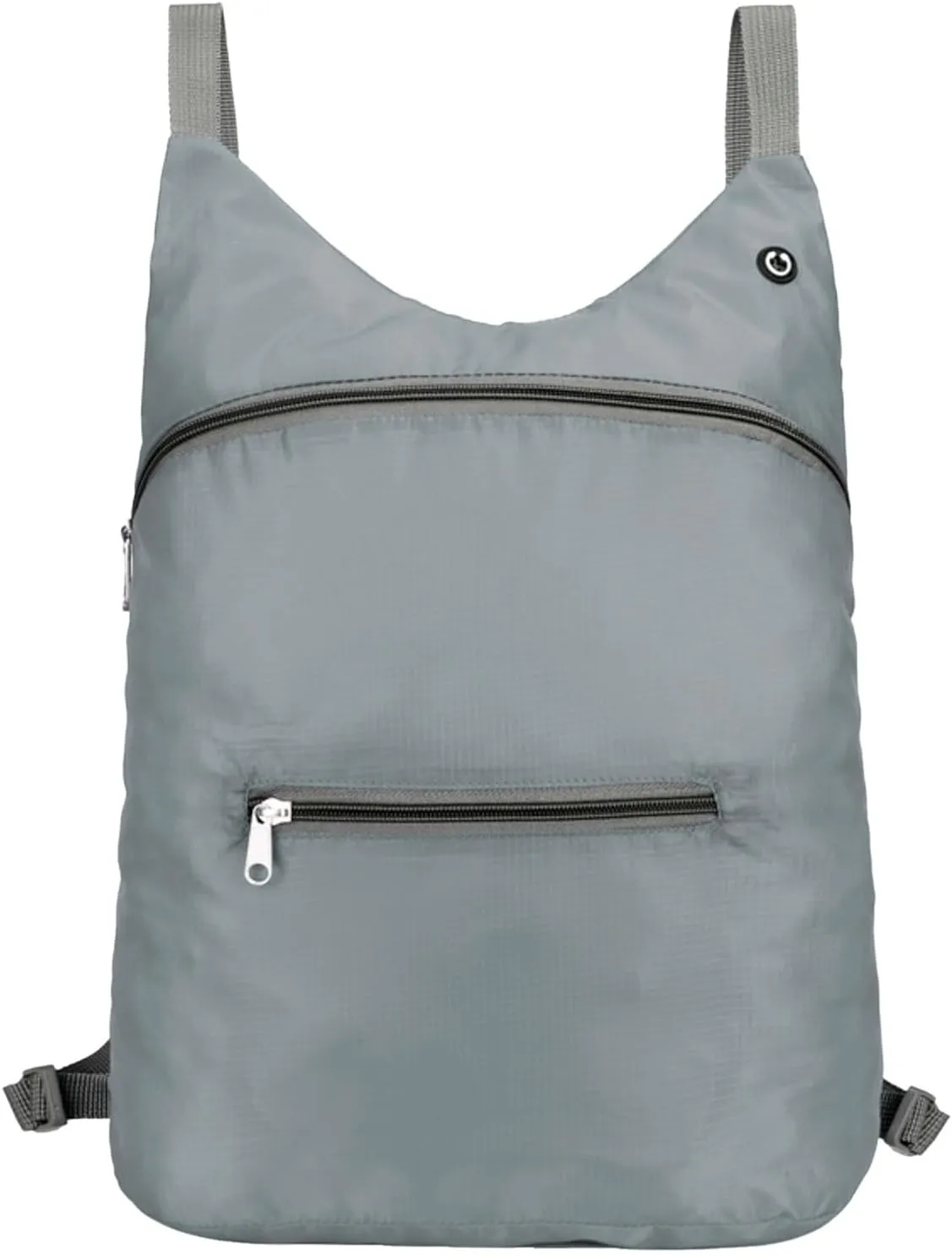 Skin Bag Large Capacity Ultra Lightweight Portable Foldable Bag Men's Sports Backpack Travel Backpack (Grey, One Size)