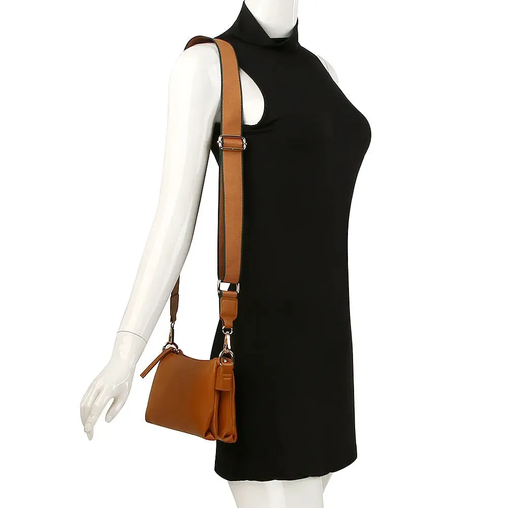 Sleek Petite Zipper Shoulder Bag
