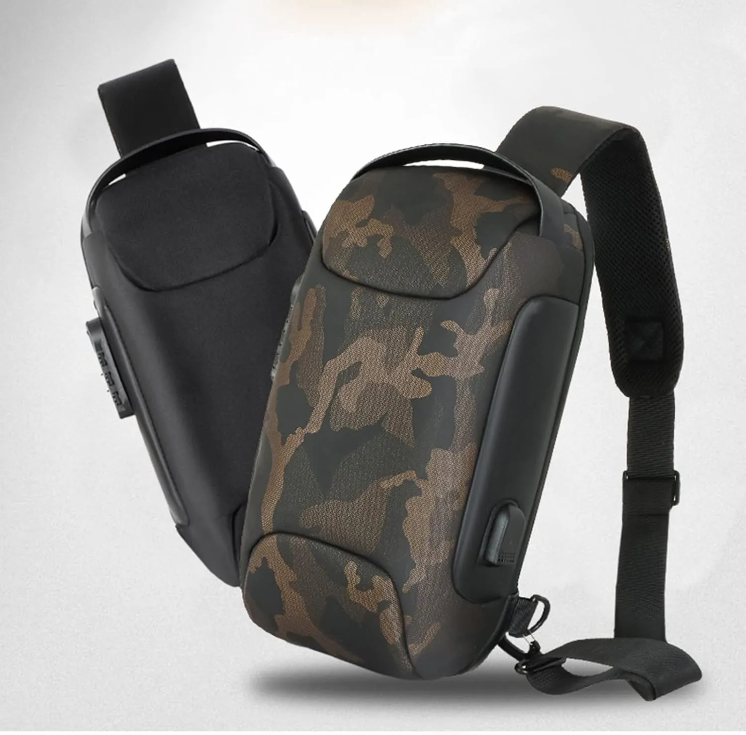 Sling Bag for Men Women Chest Bags Daypack Crossbody for Travel Sport Running Hiking Summer Beach Bag(One Size)