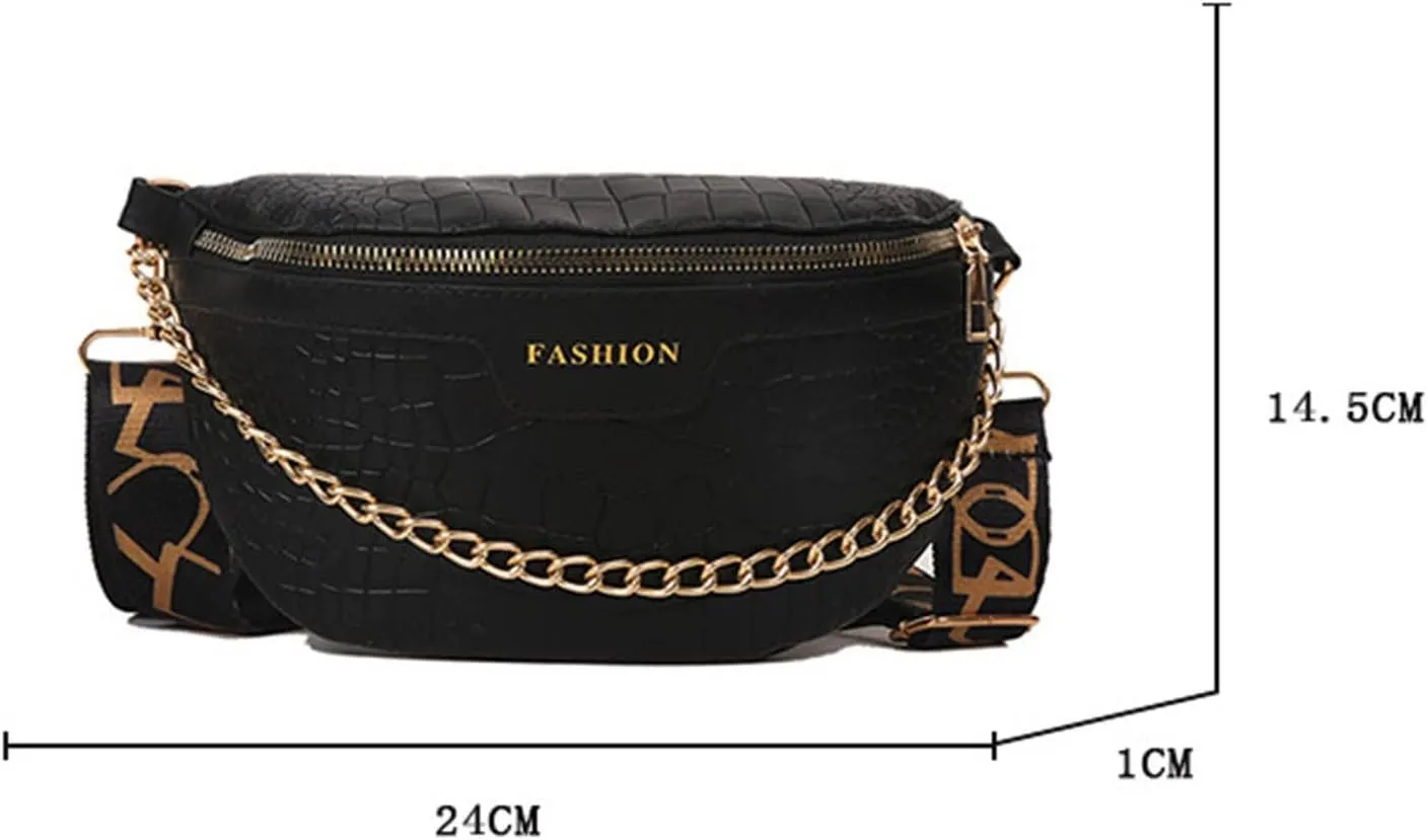 Sling Bag for Men Women Chest Bags Daypack Crossbody for Travel Sport Running Hiking Womens Trendy Cute Bag(Black)