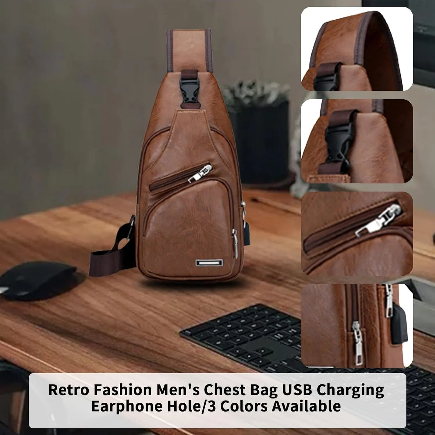 Sling Bag Shoulder Backpack Chest Bags Crossbody Sling Bag Crossbody Daypacks Bag for Travel, Camping, Hiking, Sport