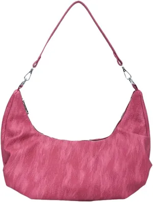 Slouchy Vegan Leather Shoulder Bags for Women Large Dumpling Tote Purses Handbag Vintage Casual Shopping Satchels