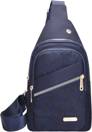 Small Backpack for Women With Earphone Hole, Lightweight Multifunction Sling Bag Chest Bags For Hiking Camping Outdoor