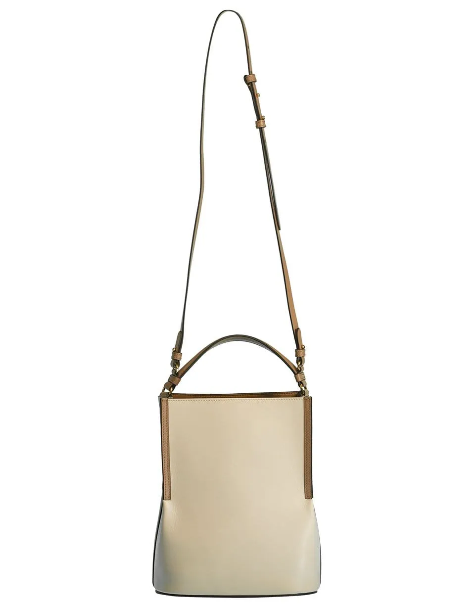 Small Bi-Color Bucket Bag