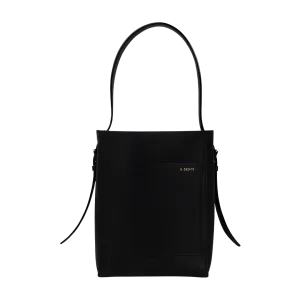 Small Black Bucket Bag