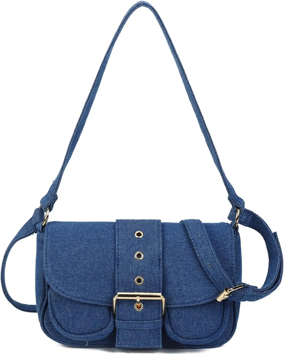 Small Crossbody Bags for Women, Denim Womens Crossbody Purse with Adjustable Strap, Blue Jean Shoulder Bags, Purses for Women