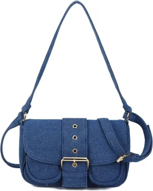 Small Crossbody Bags for Women, Denim Womens Crossbody Purse with Adjustable Strap, Blue Jean Shoulder Bags, Purses for Women