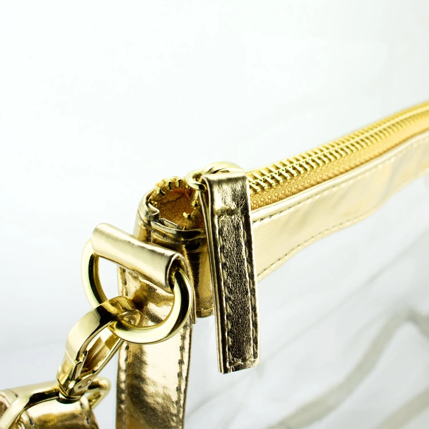 Small Crossbody - Gold and Clear