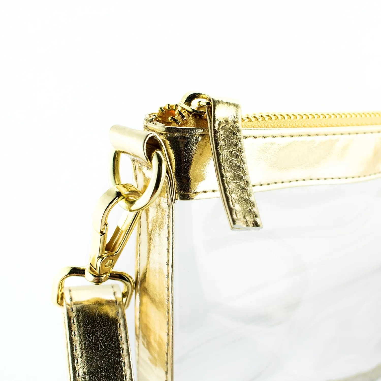 Small Crossbody - Gold and Clear