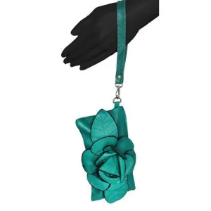 SMALL FLORAL WRISTLET BAG
