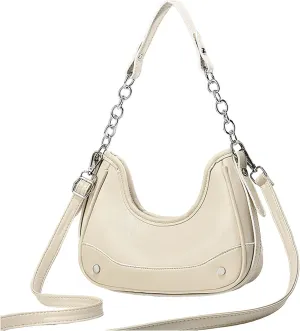 Small Purse Cute Tote Handbag Simple Retro Fashion Underarm Bag Women's Double Shoulder Strap Fashion Commuting Single