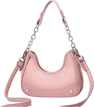 Small Purse Cute Tote Handbag Simple Retro Fashion Underarm Bag Women's Double Shoulder Strap Fashion Commuting Single