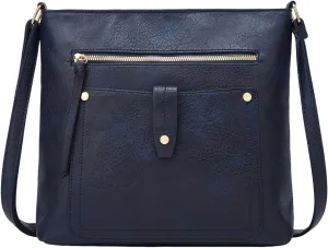 Small Shoulder Bag Ladies Soft Leather Retro Simple Fashion Small Square Bag Shoulder Handbag Handbag Large