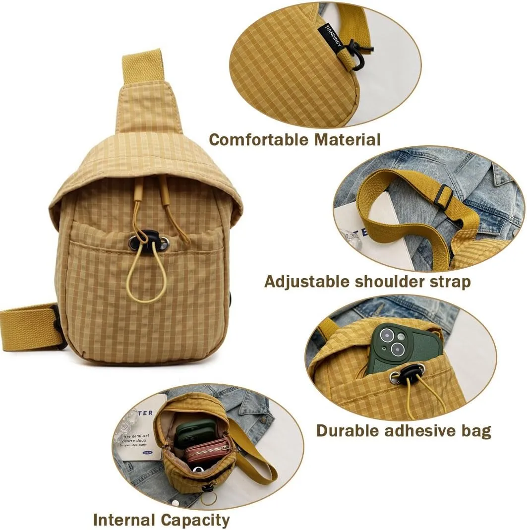 Small Sling Bag for Women Crossbody Fanny Packs Sling Backpack Purse for Shoulder Bag Travel Hiking Daypack