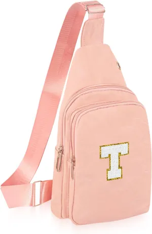 Small Sling Bag Initial Crossbody Bag Fanny Pack Chest Bags for Women Personalized Birthday Gifts