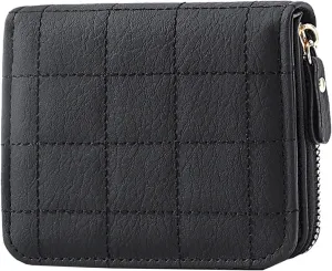 Small Wallet For Women Credit Card Holder Wallet For Women Girls Zipper Small Bifold Wallet Mini Coin Purse Compact Purses