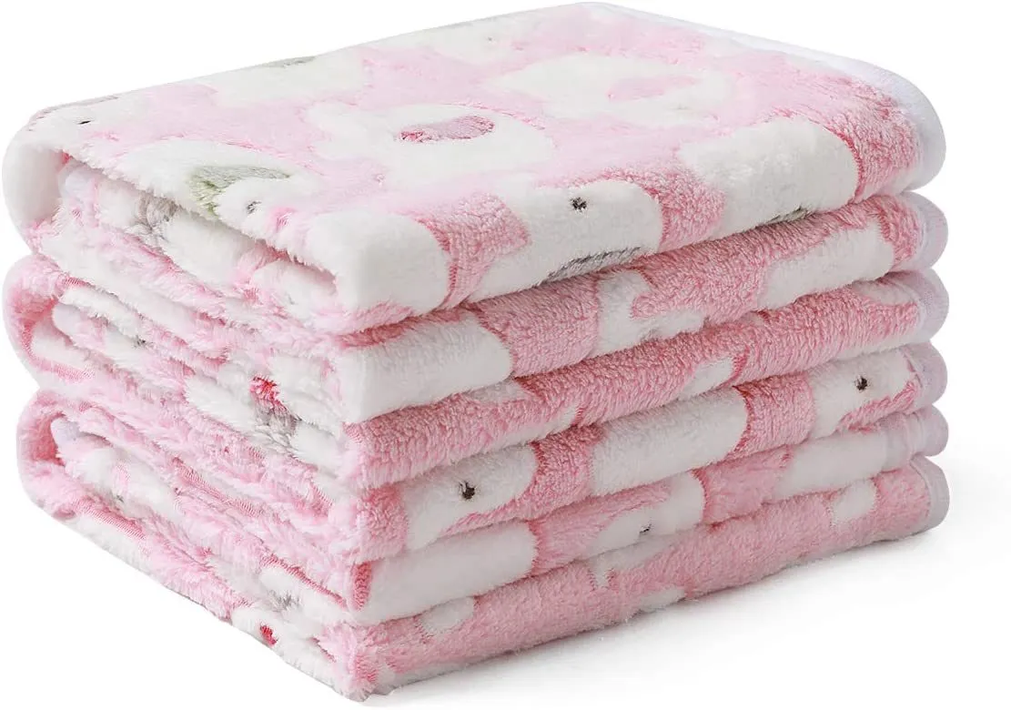 Soft and Fluffy Dog and Cat Blankets - 2 pack