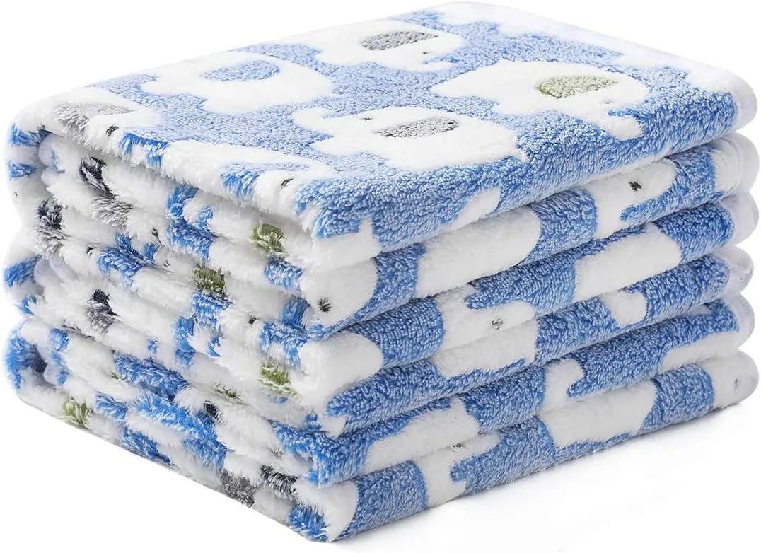 Soft and Fluffy Dog and Cat Blankets - 2 pack