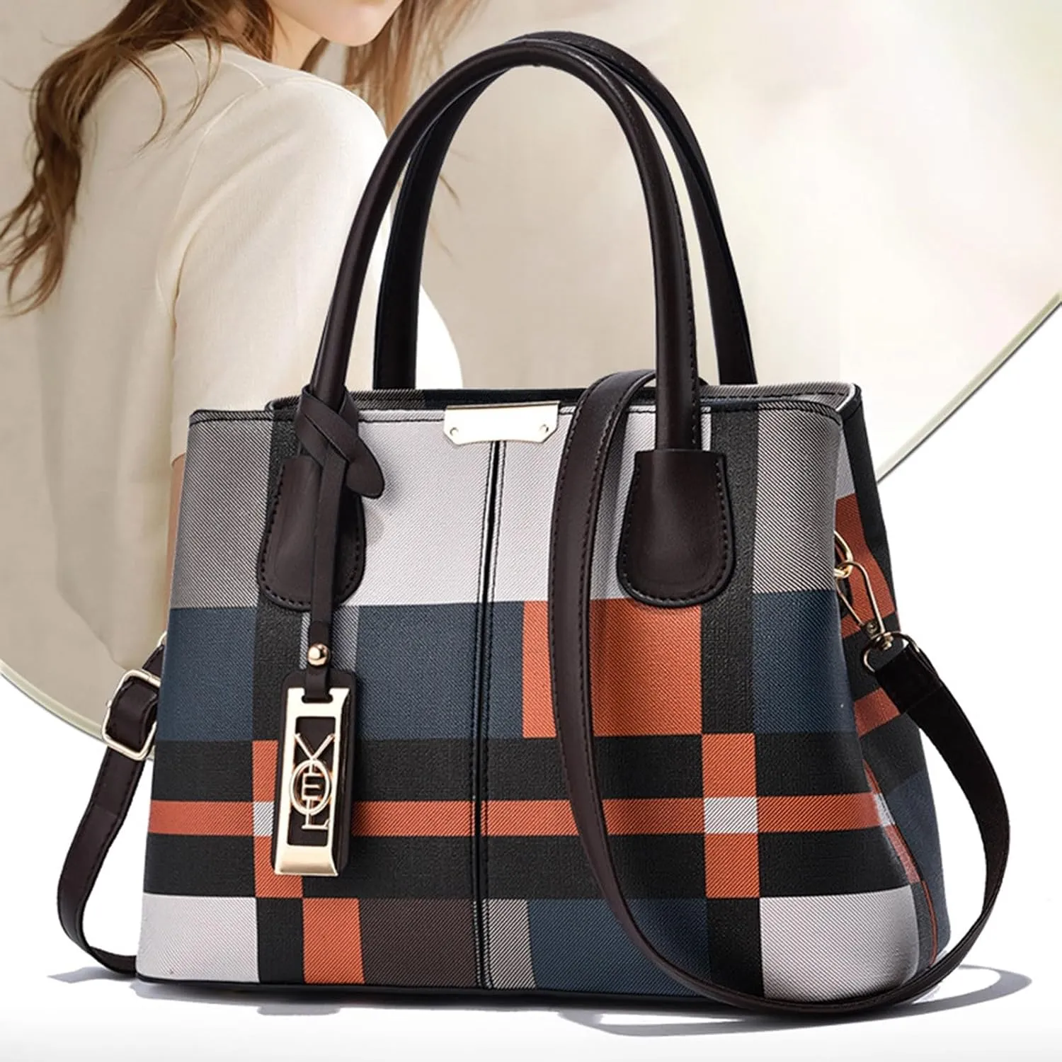 Soft Leather Shoulder Handbag Women's Bag Large Capacity European And Casual Shoulder Bag Crossbody