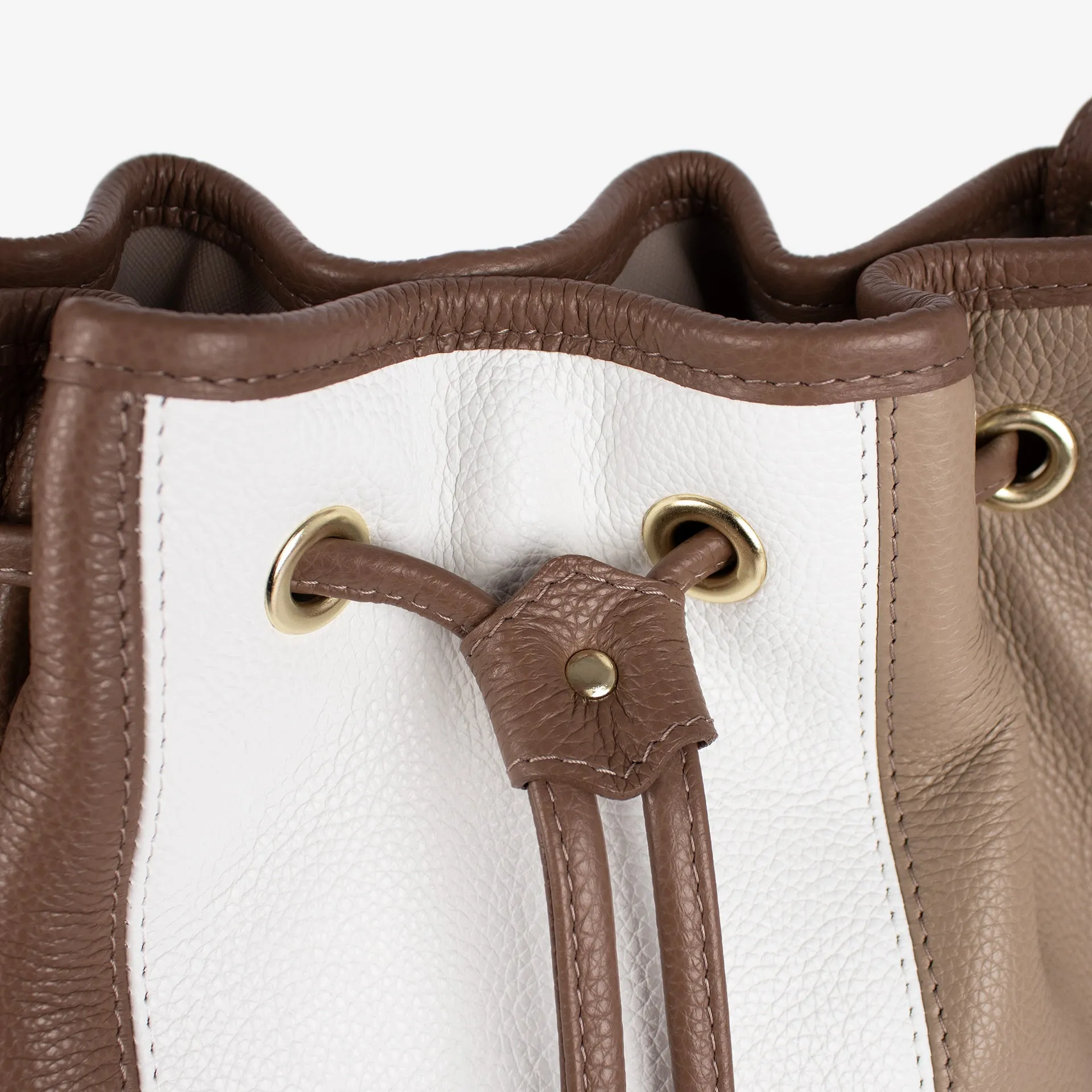 Soft Skin Bucket Bag