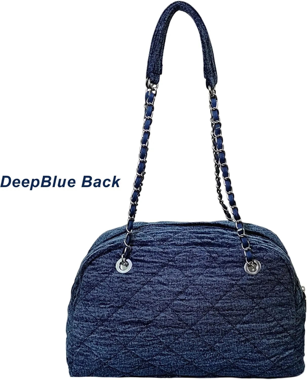 SoonerCozer Women's Flap Shoulder Bags Denim Handbags Underarm Satchel Handbag