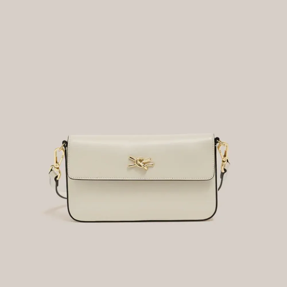 SOPHIE KNOT POUCHETTE - VANILLA