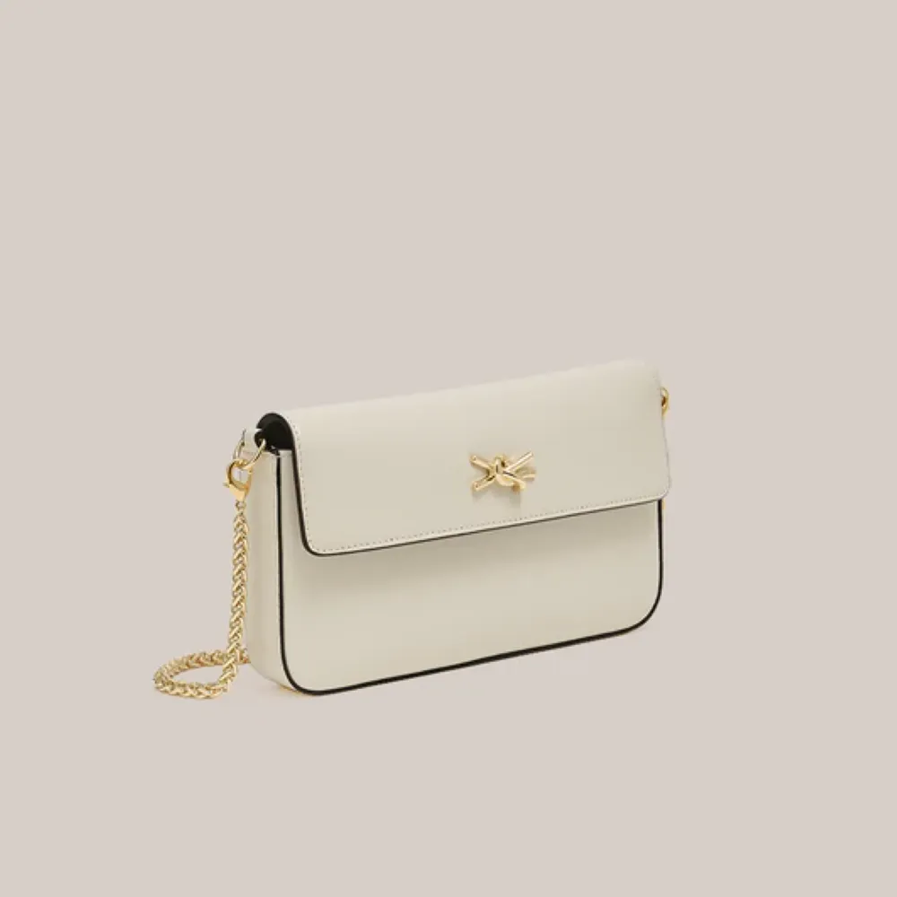 SOPHIE KNOT POUCHETTE - VANILLA